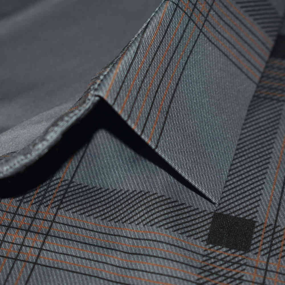 Burberry Grey Checked Premium Men's Casual Shirt-4