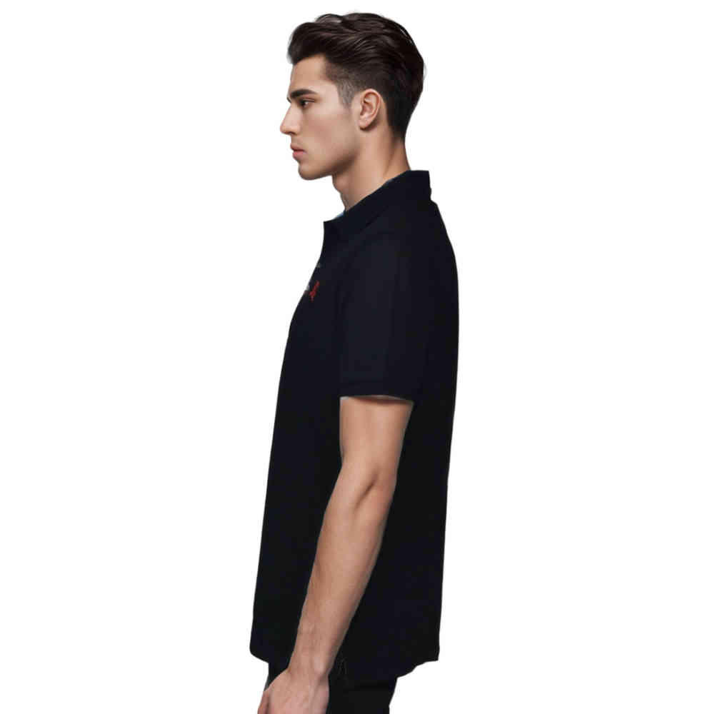 Burberry Embroidered logo Black Luxury Cotton T-shirt-thumb-2
