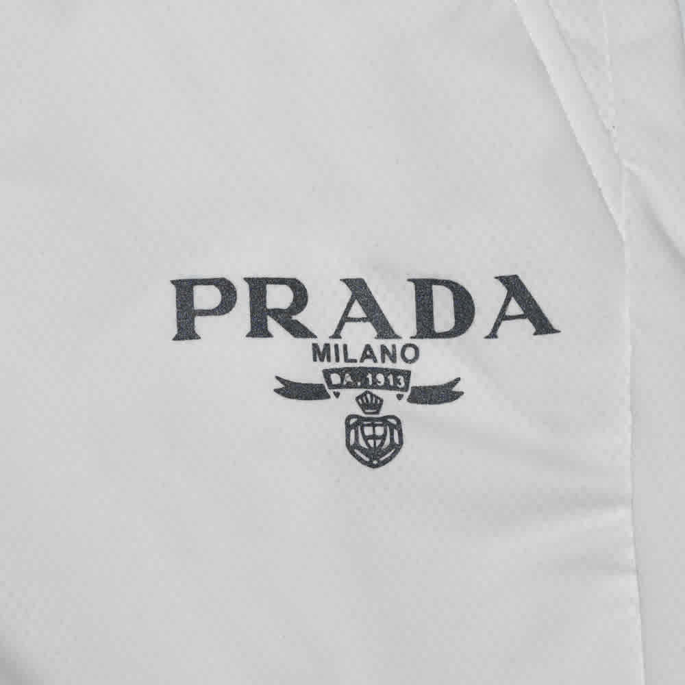 Prada White Premium Quality Men's Shorts-2