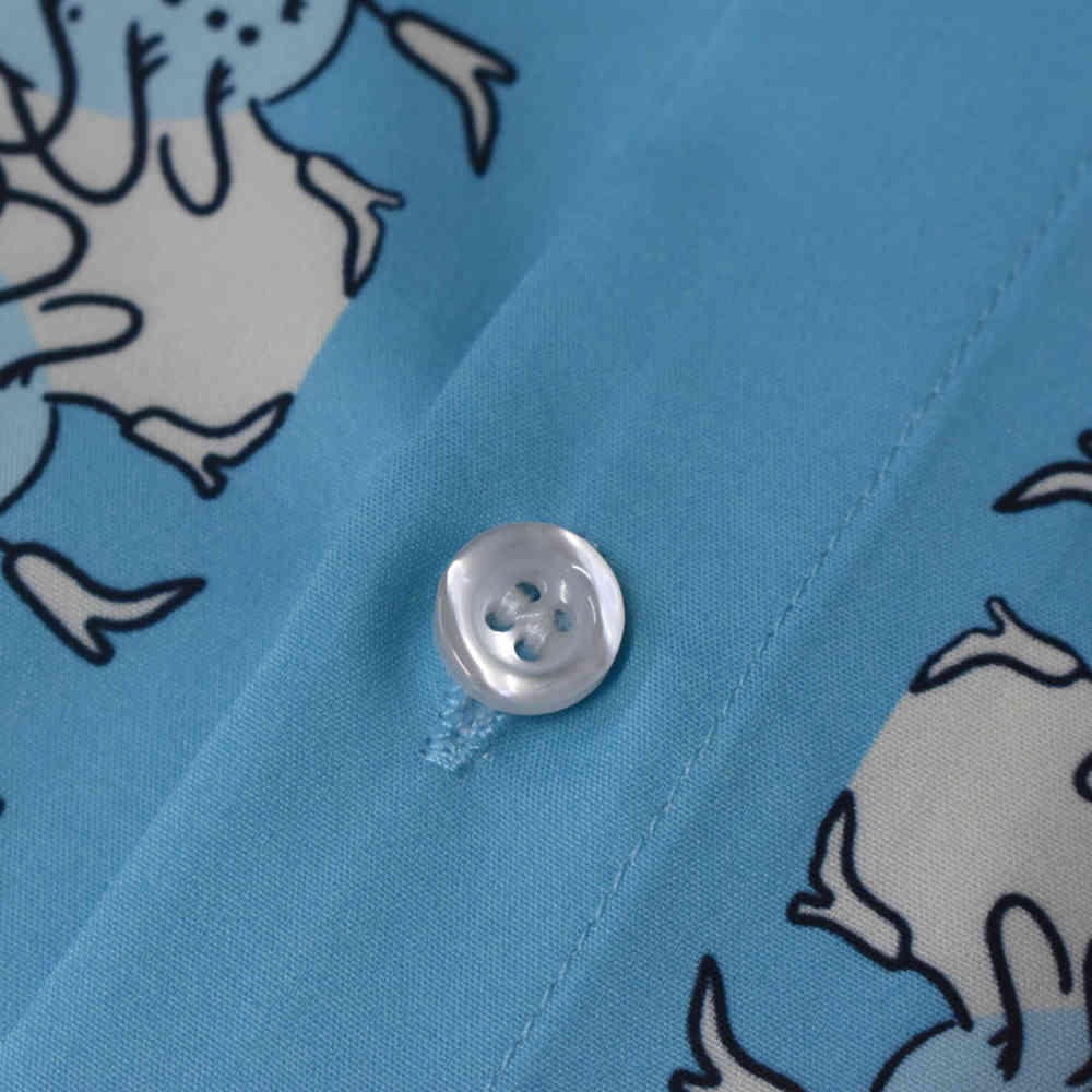 Gucci Sky Blue Premium Luxury Cotton Shirt-3