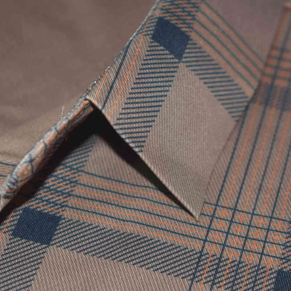 Burberry Premium Men's Brown Check Shirt-4