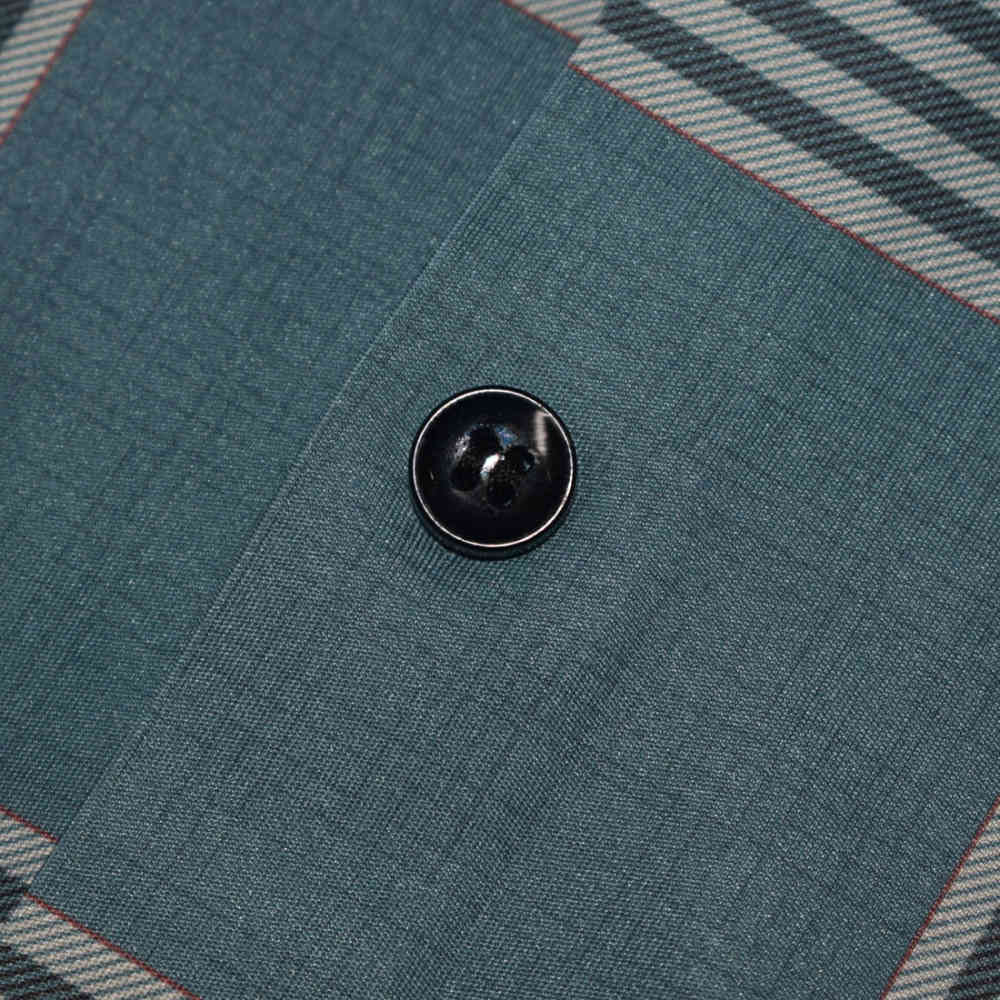 Burberry Green Checked Premium Casual Shirt-3