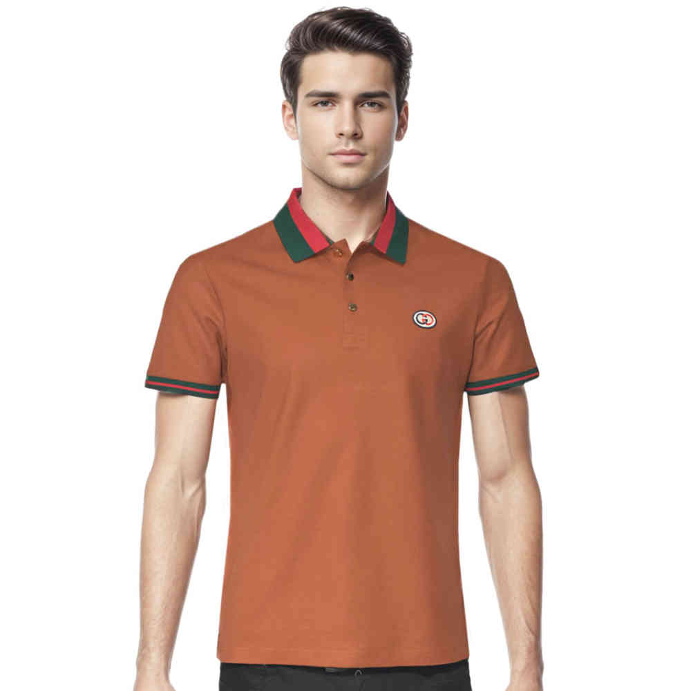 Brown Gucci White Premium Quality T-shirt
