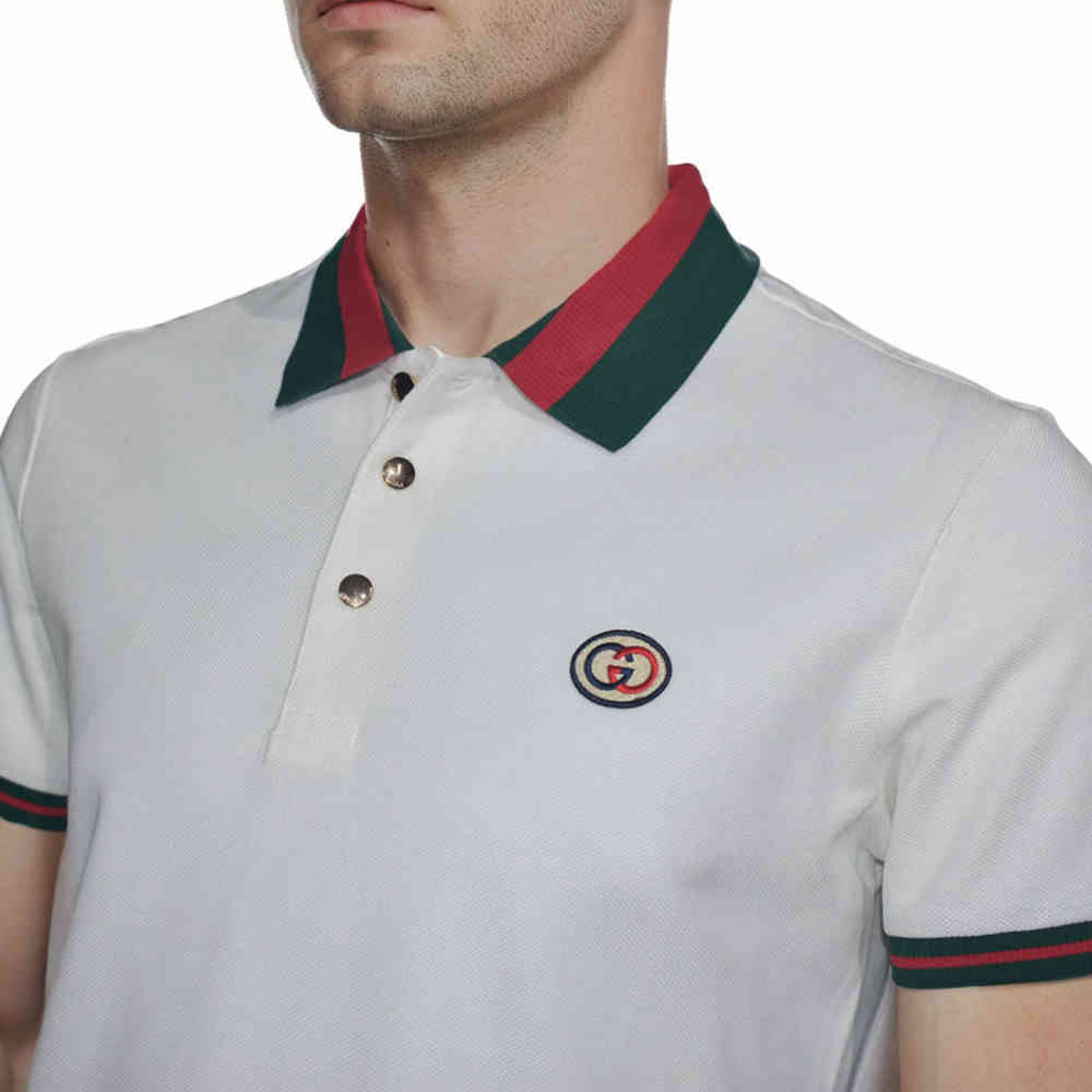 Gucci White Premium Quality T-shirt-2
