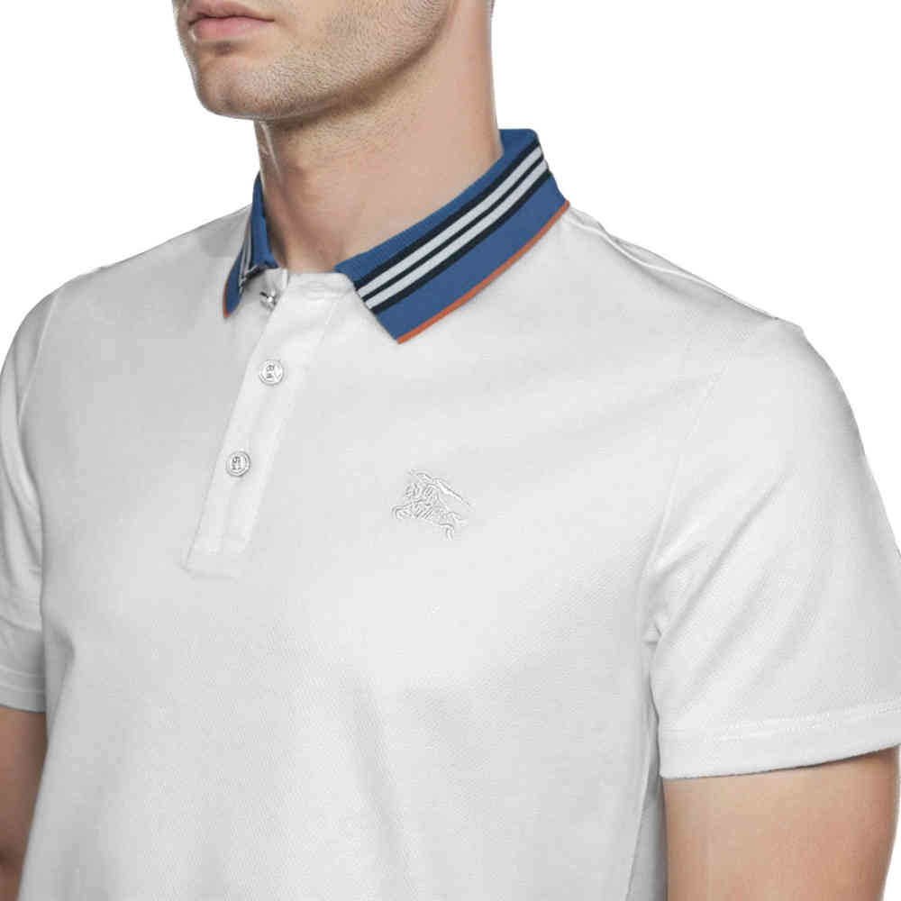 Burberry White Premium Quality T-shirt-2