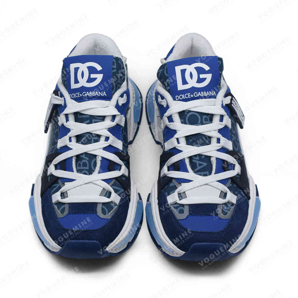 Dolce & Gabbana Airmaster Panelled Blue Sneakers-4