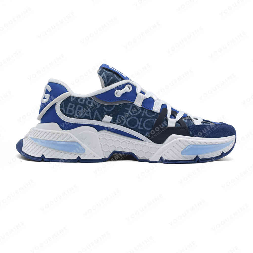 Dolce & Gabbana Airmaster Panelled Blue Sneakers-1