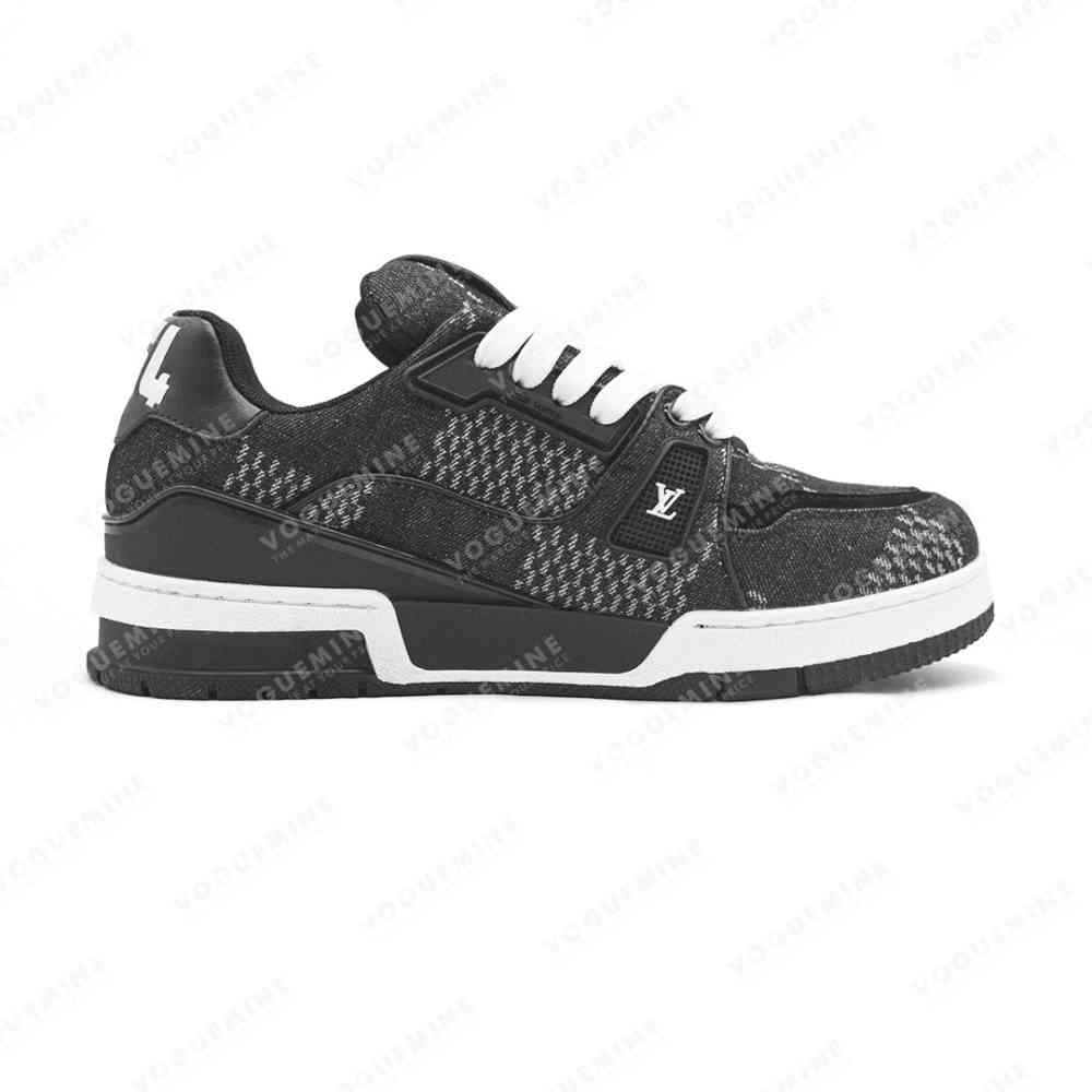 Louis Vuitton Black Premium Trainer Sneaker-1