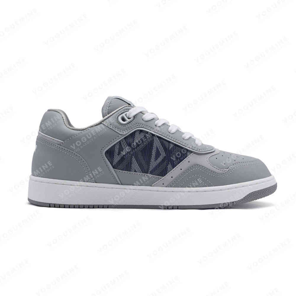 Dior Grey & Blue Premium Low-Top Sneaker-1