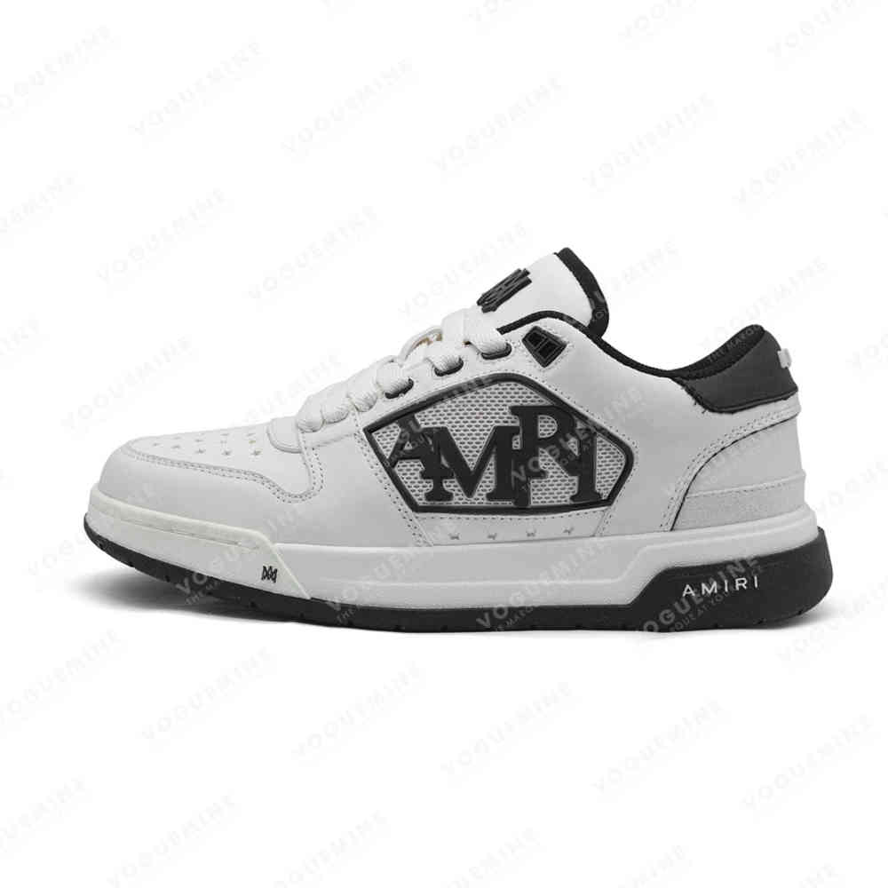 Amiri Classic Low White & Black Premium Sneaker-thumb-0