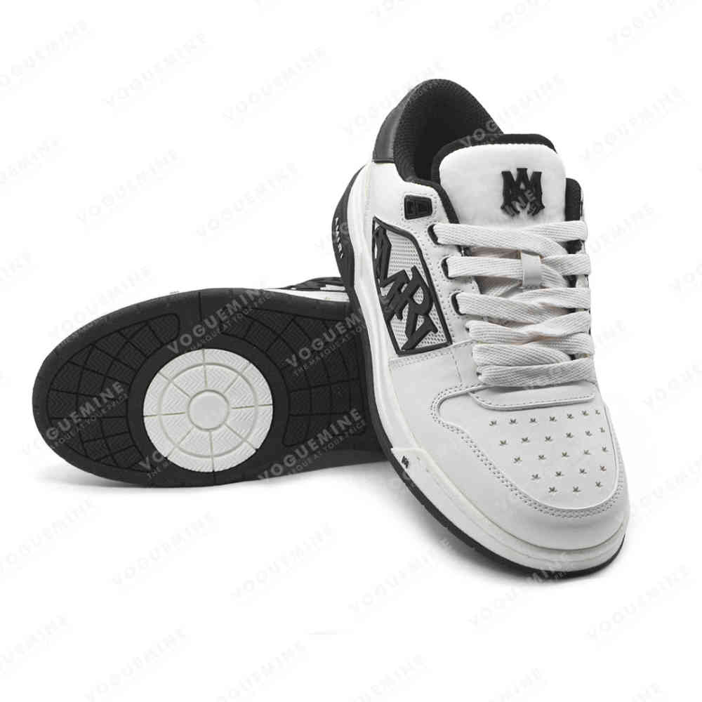 Amiri Classic Low White & Black Premium Sneaker-thumb-5