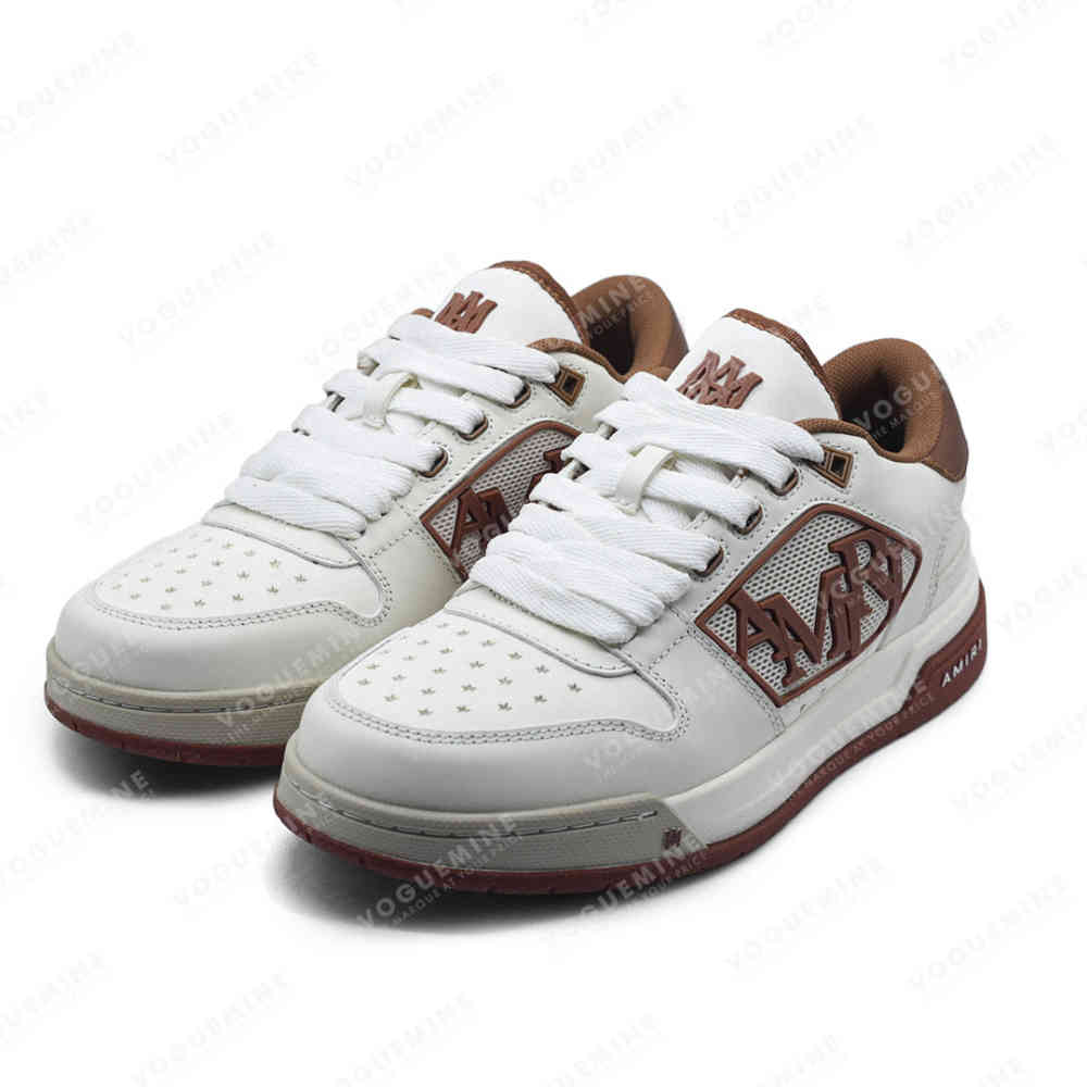 Amiri Classic Low White & Coffee Premium Sneaker-2