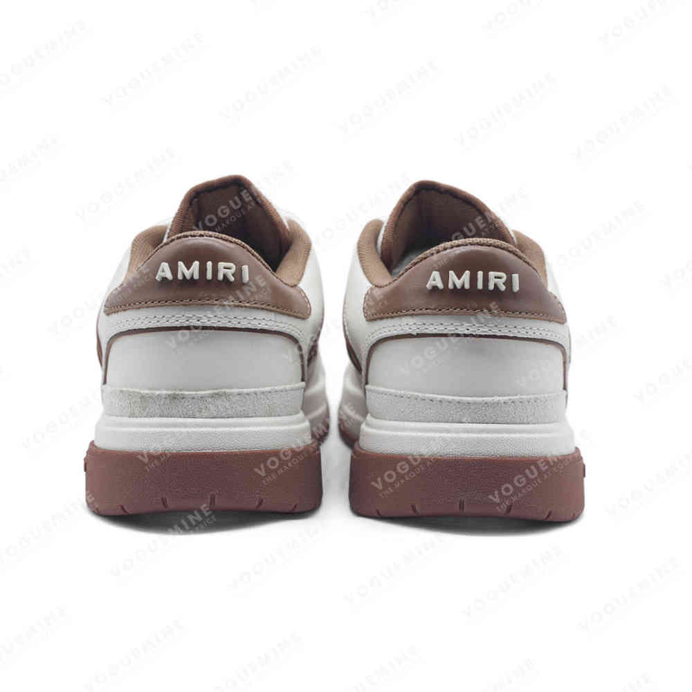 Amiri Classic Low White & Coffee Premium Sneaker-3