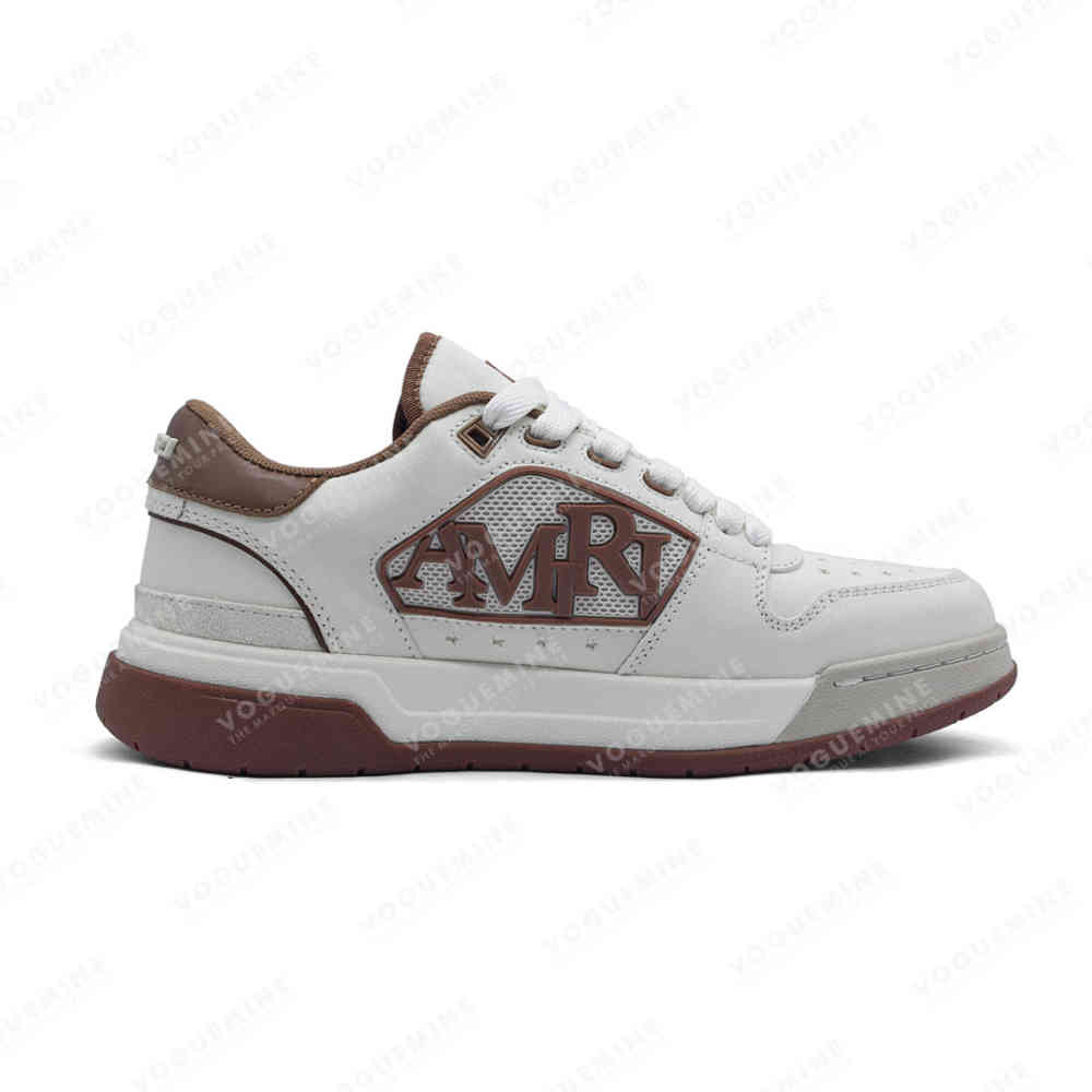 Amiri Classic Low White & Coffee Premium Sneaker-1