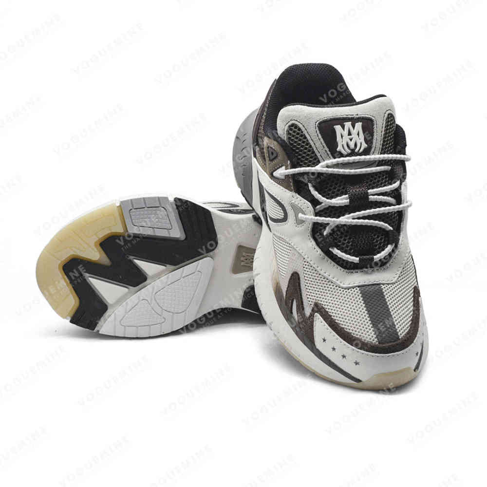 Amiri MA Runner Panelled Brown Sneakers-thumb-5