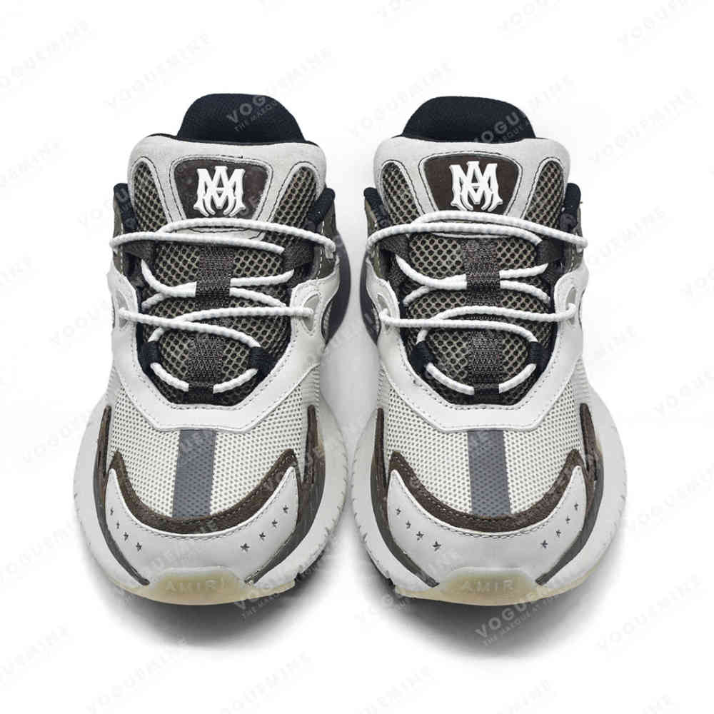 Amiri MA Runner Panelled Brown Sneakers-thumb-4