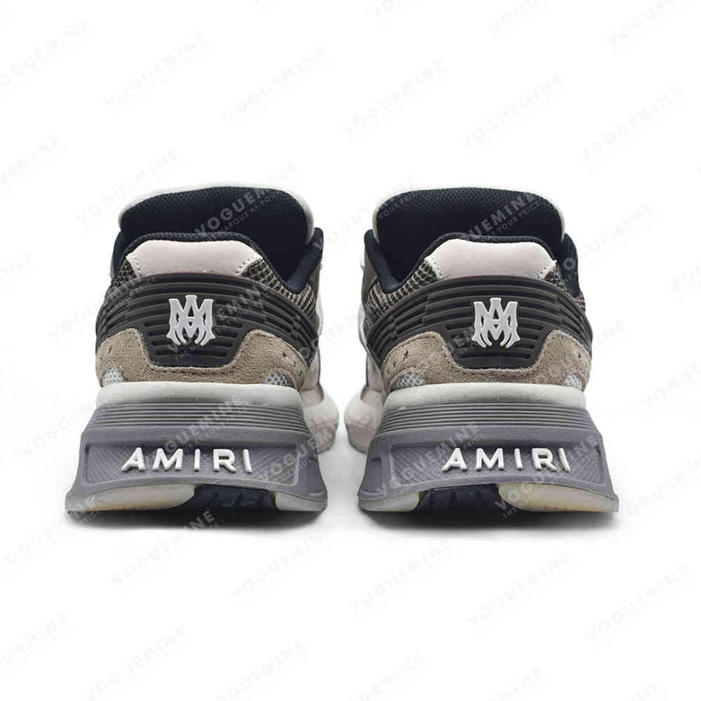 Amiri MA Runner Panelled Brown Sneakers-thumb-3