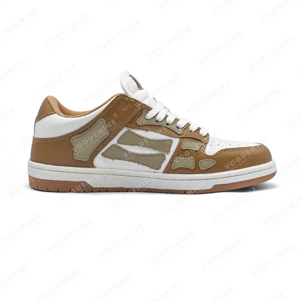 Amiri Skel-Top Low Brown Premium Sneakers-1