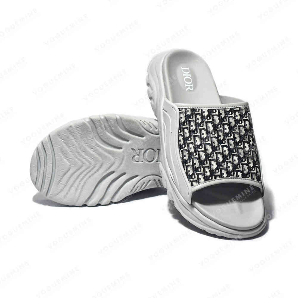 Dior Grey Premium H-Town Flip-flops-6