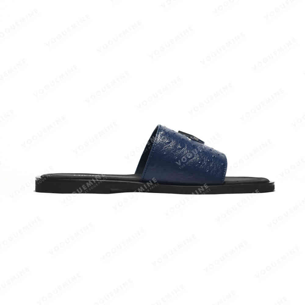 Dior CD Attach Blue Premium Flip-flops-2