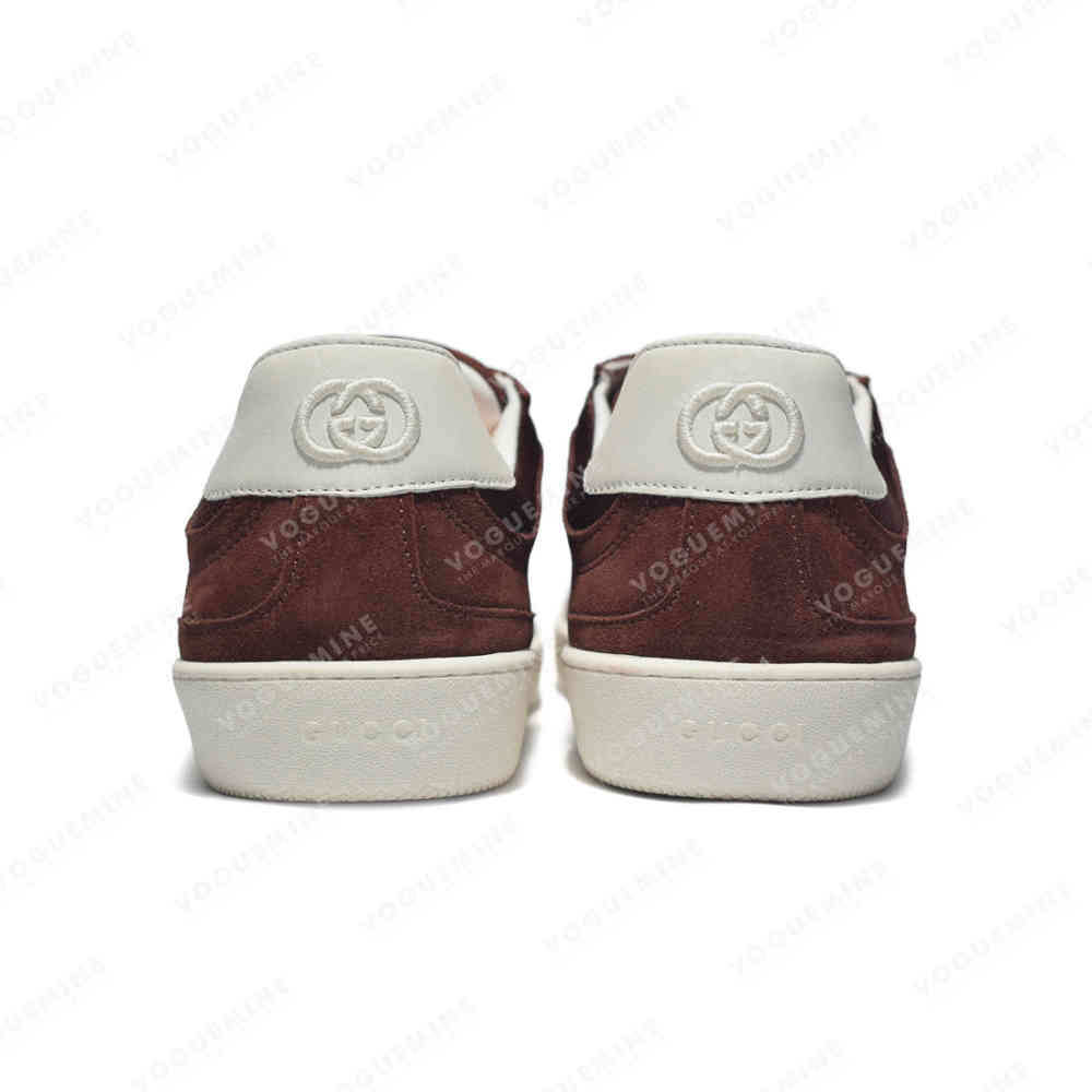 Gucci Wine Premium Interlocking G Sneaker-thumb-4