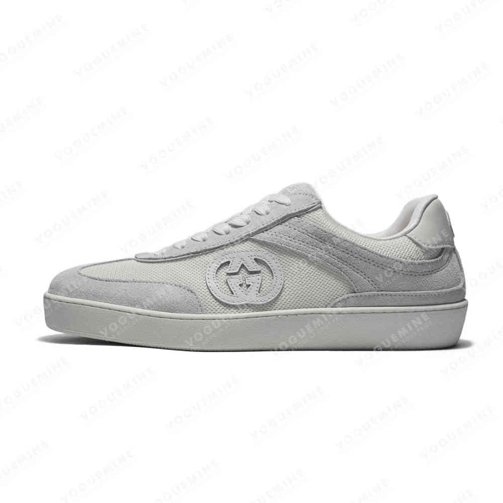 Gucci White Premium Interlocking G Sneaker-thumb-0