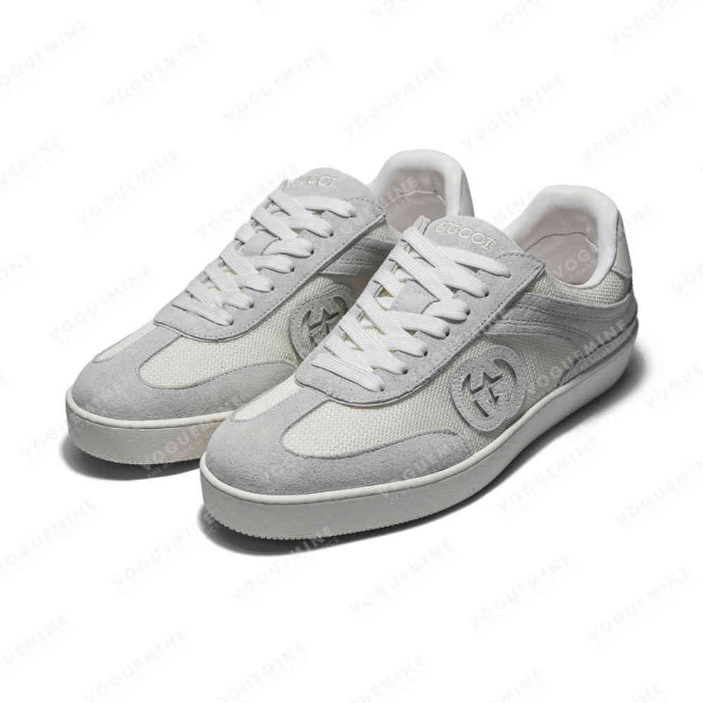 Gucci White Premium Interlocking G Sneaker-thumb-2