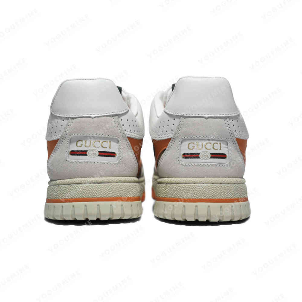 Gucci Orange Premium Re-Web Sneaker-thumb-4
