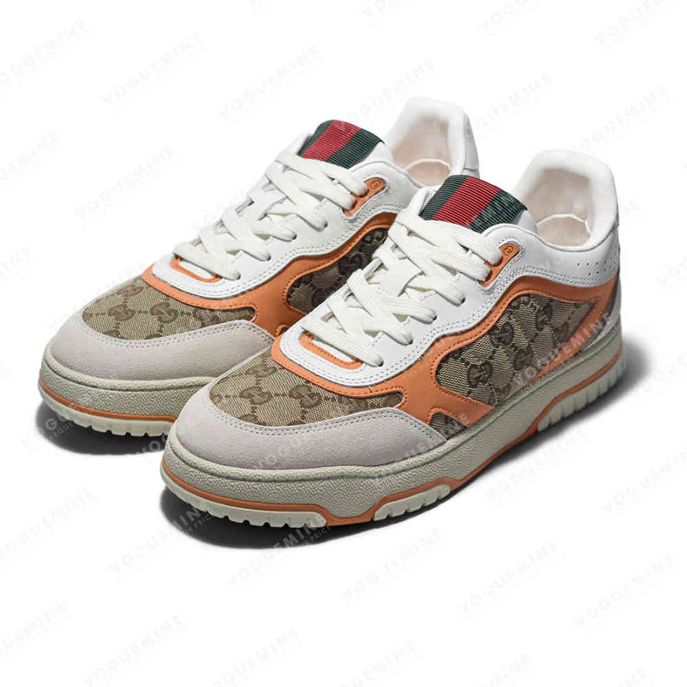 Gucci Orange Premium Re-Web Sneaker-thumb-2