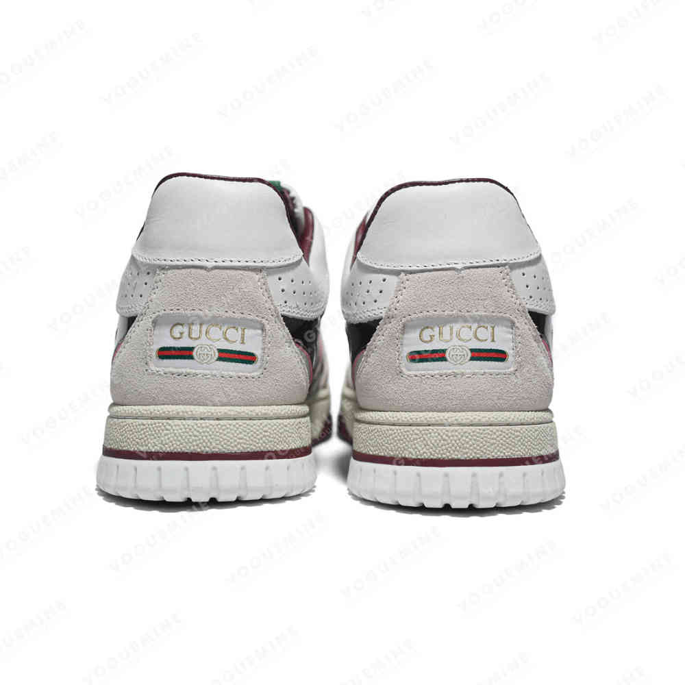 Gucci Maroon Premium Re-Web Sneaker-thumb-4