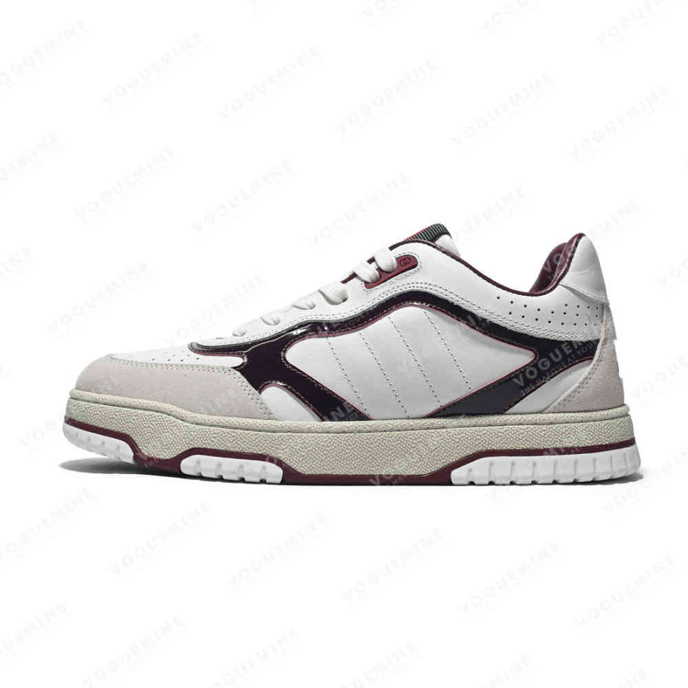 Gucci Maroon Premium Re-Web Sneaker-thumb-0