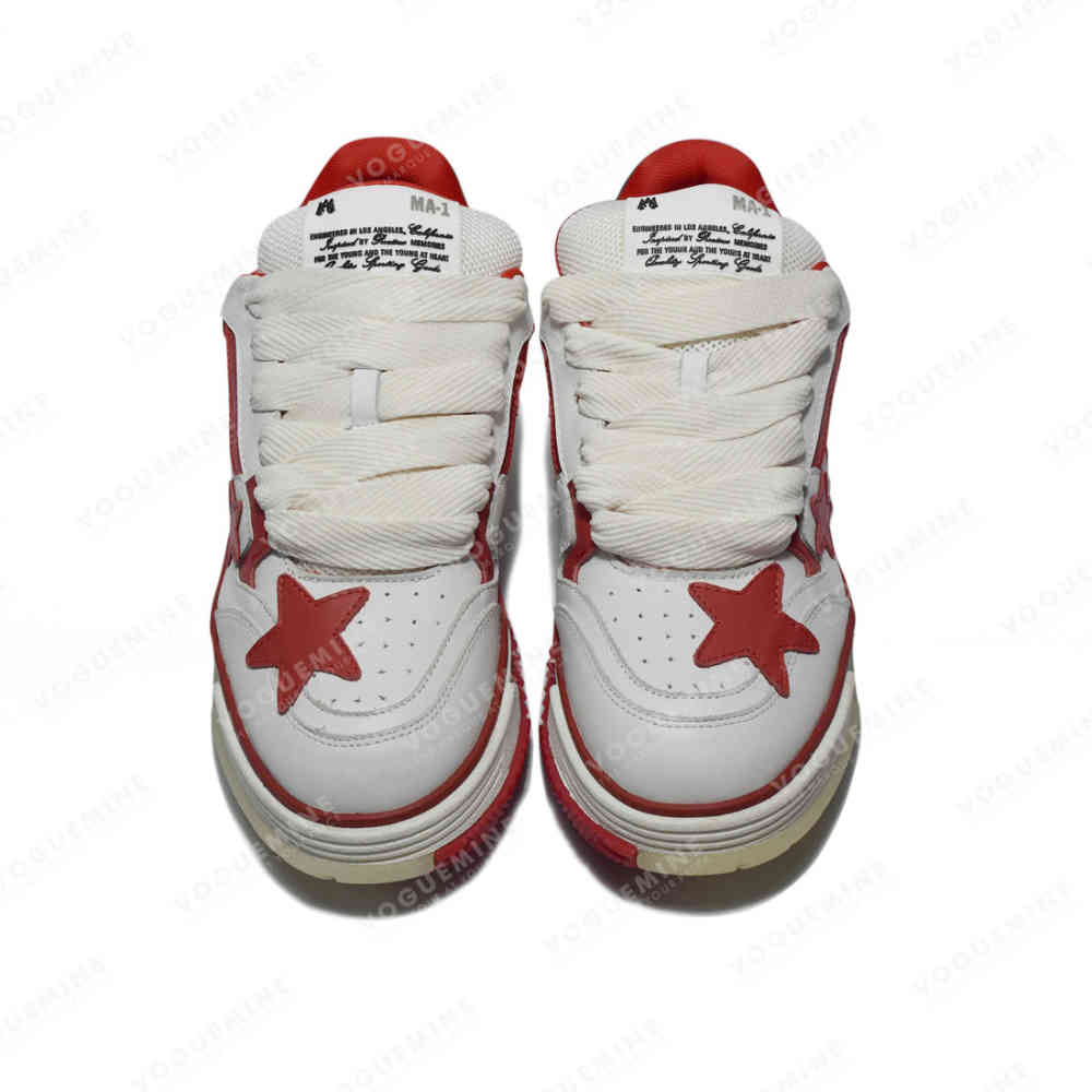 Amiri Red Premium Quality Sneakers-thumb-3