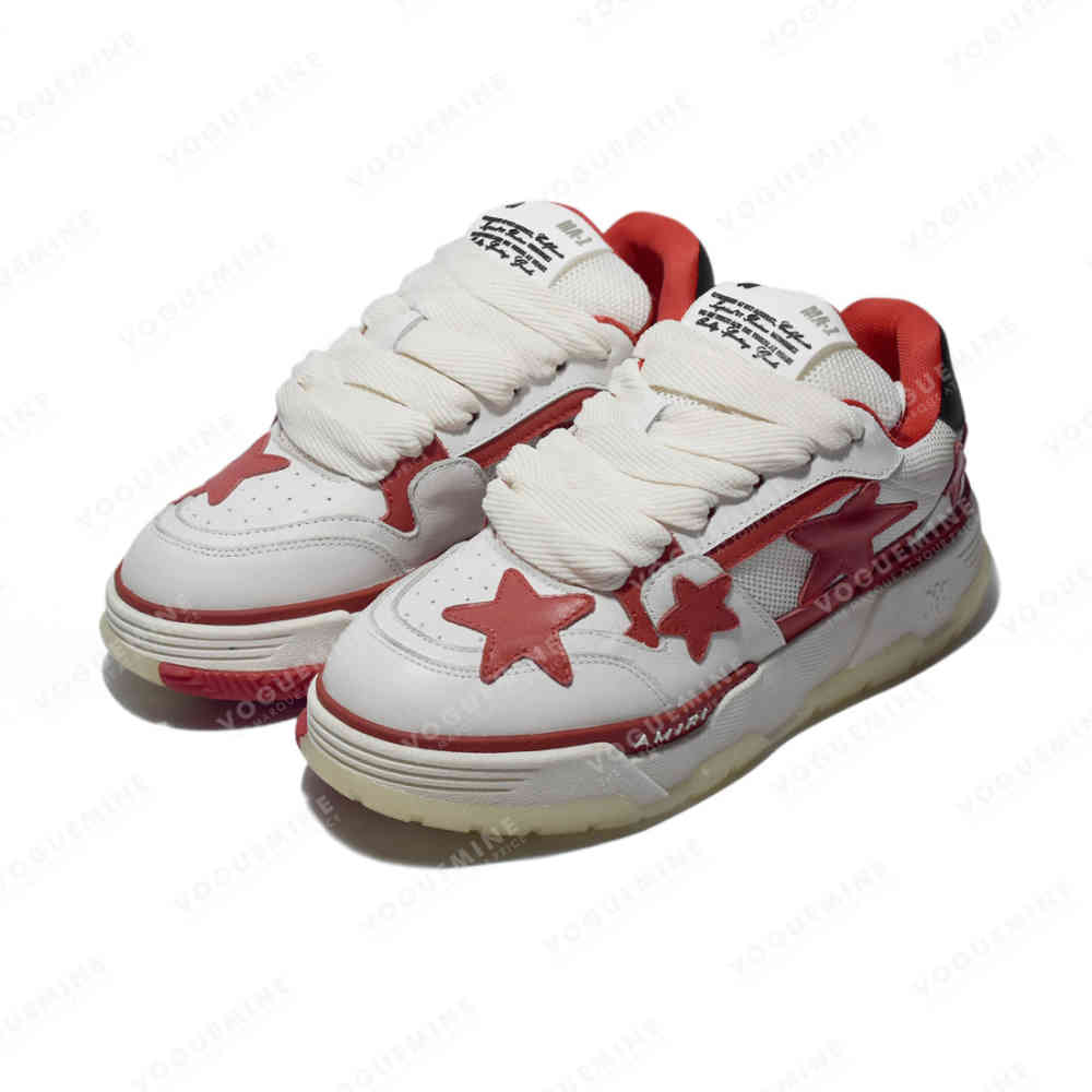 Amiri Red Premium Quality Sneakers-thumb-2