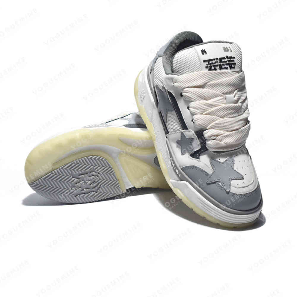 Amiri Grey Premium Quality Sneakers-5