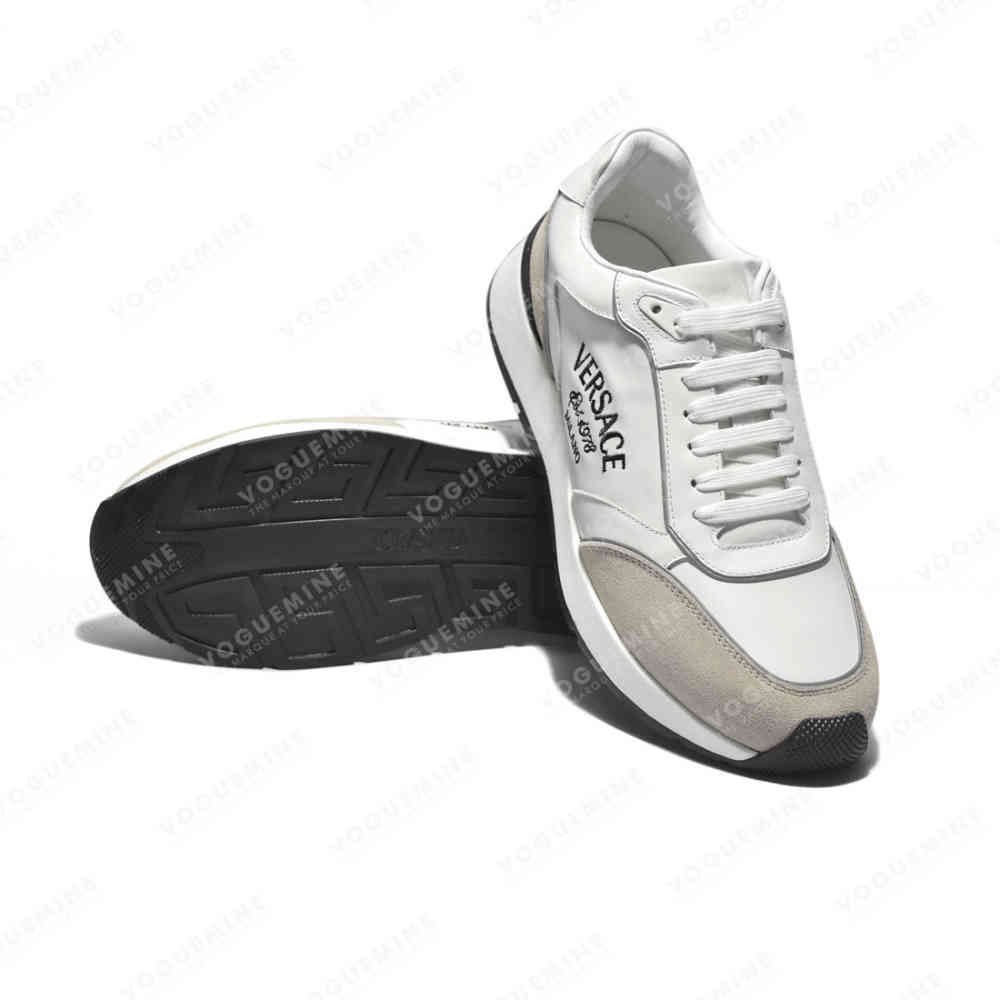 Versace White Premium Quality Sneakers-thumb-5
