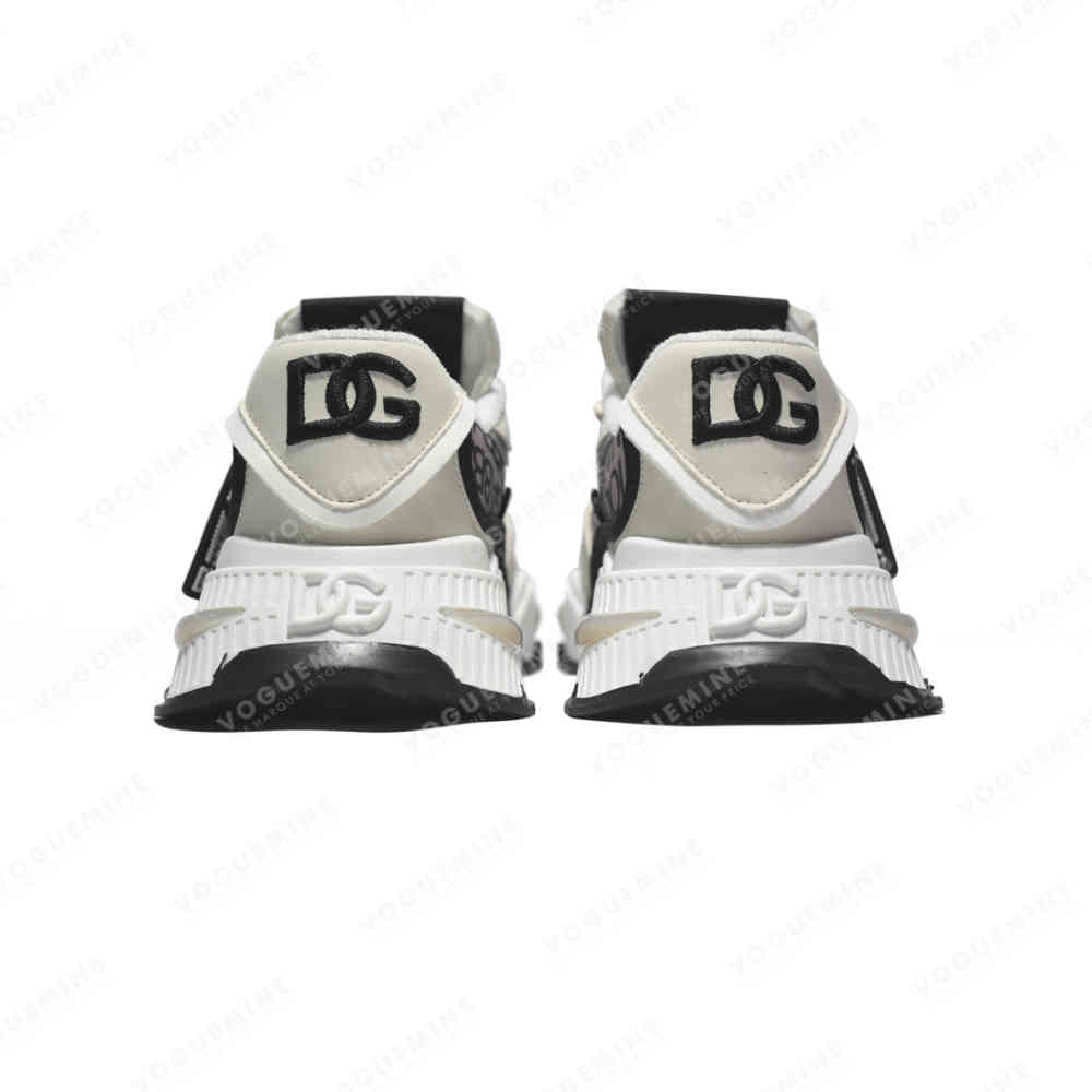 Dolce & Gabbana Airmaster Panelled Cream Sneakers-thumb-4