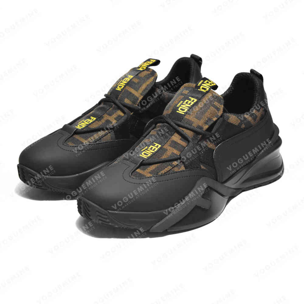 Fendi Roma Black Premium Low-tops Sneakers-thumb-2