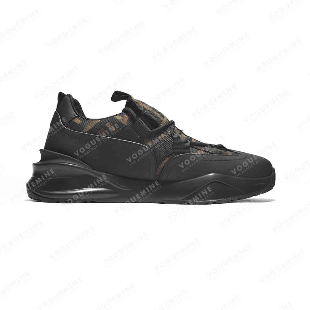 Fendi Roma Black Premium Low-tops Sneakers-thumb-1