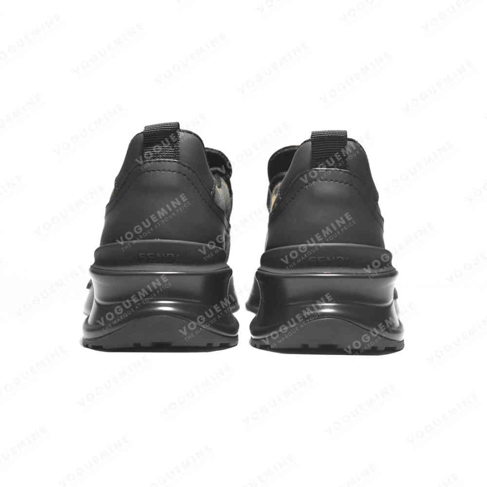 Fendi Roma Black Premium Low-tops Sneakers-thumb-4