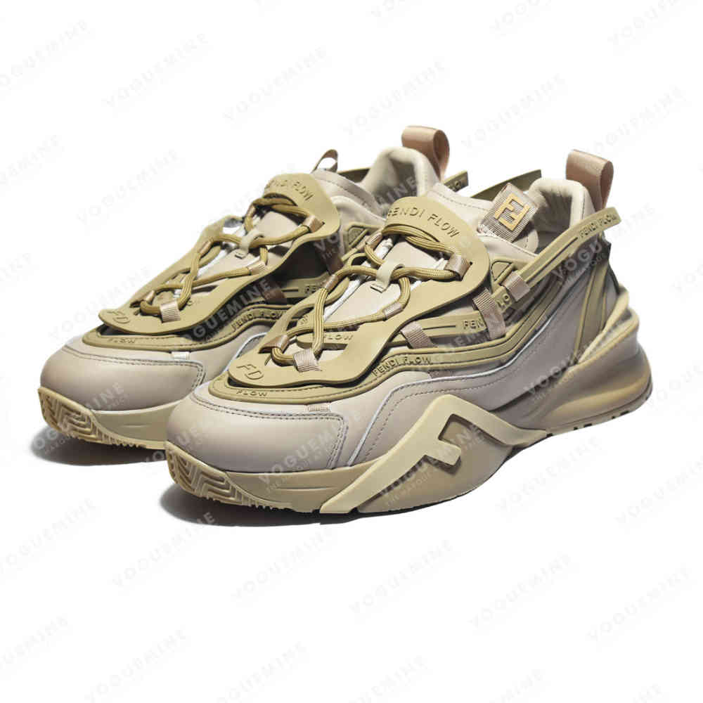 Fendi Flow Cream Premium Low-tops Sneakers-2