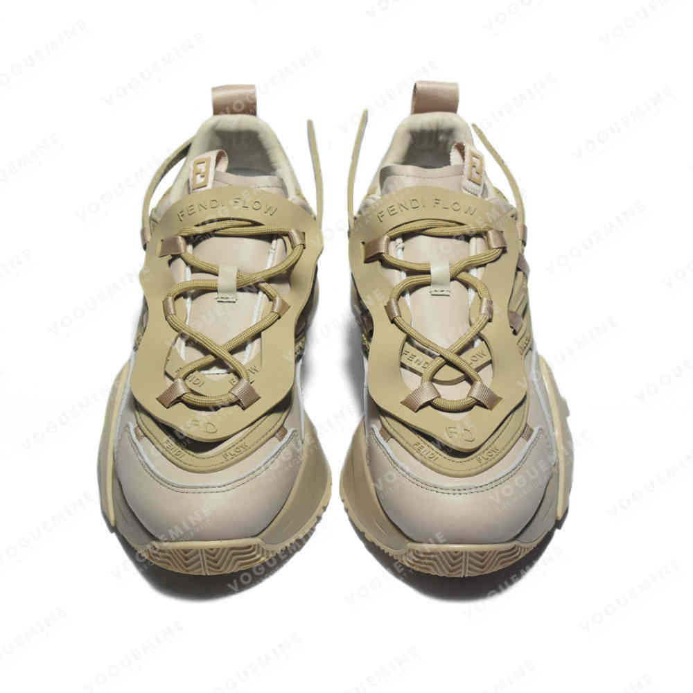 Fendi Flow Cream Premium Low-tops Sneakers-3