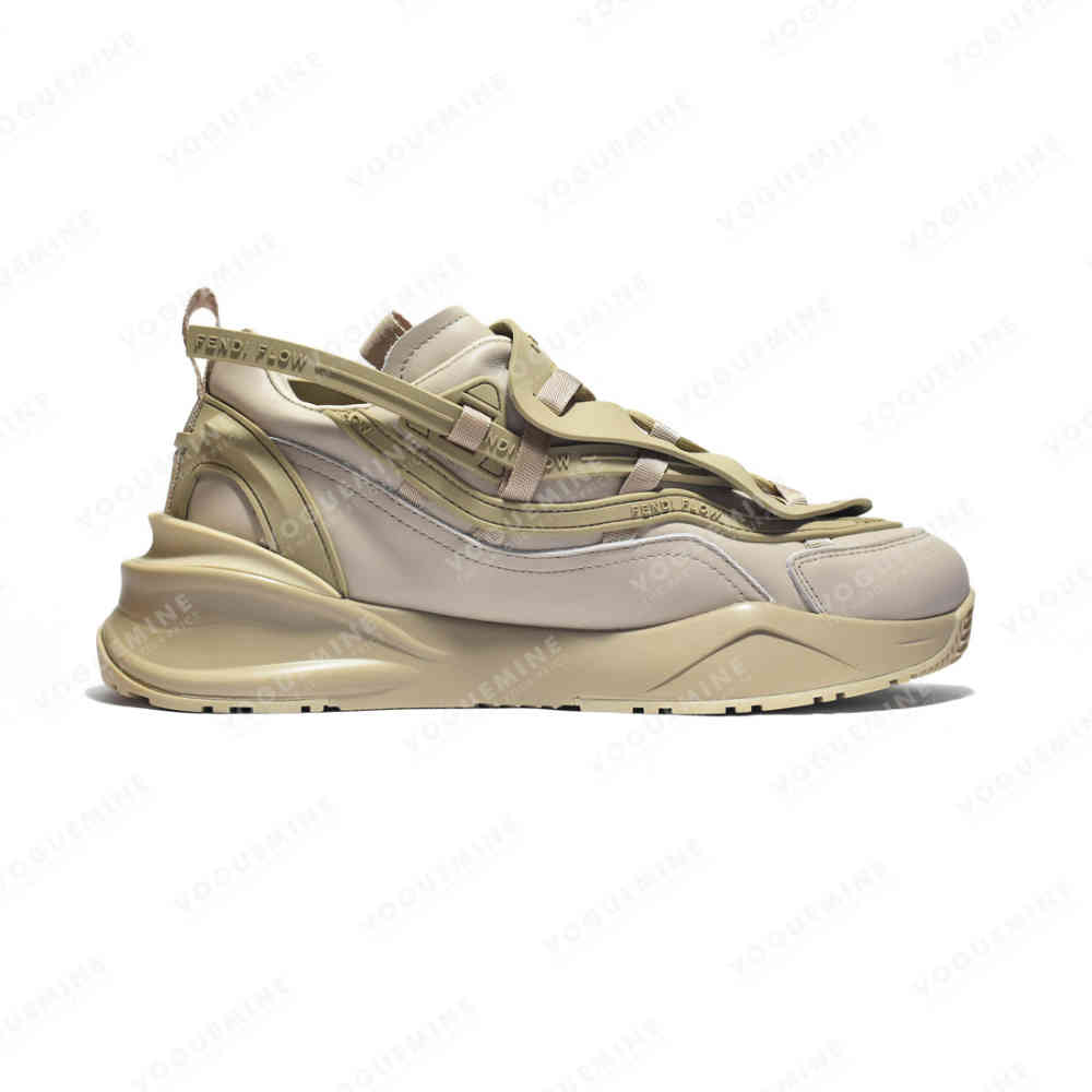 Fendi Flow Cream Premium Low-tops Sneakers-1