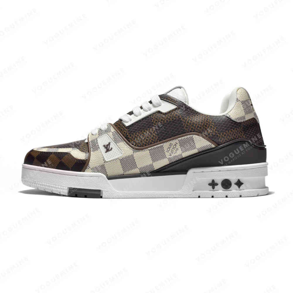 Brown Louis Vuitton Sky Blue Premium Quality Sneakers