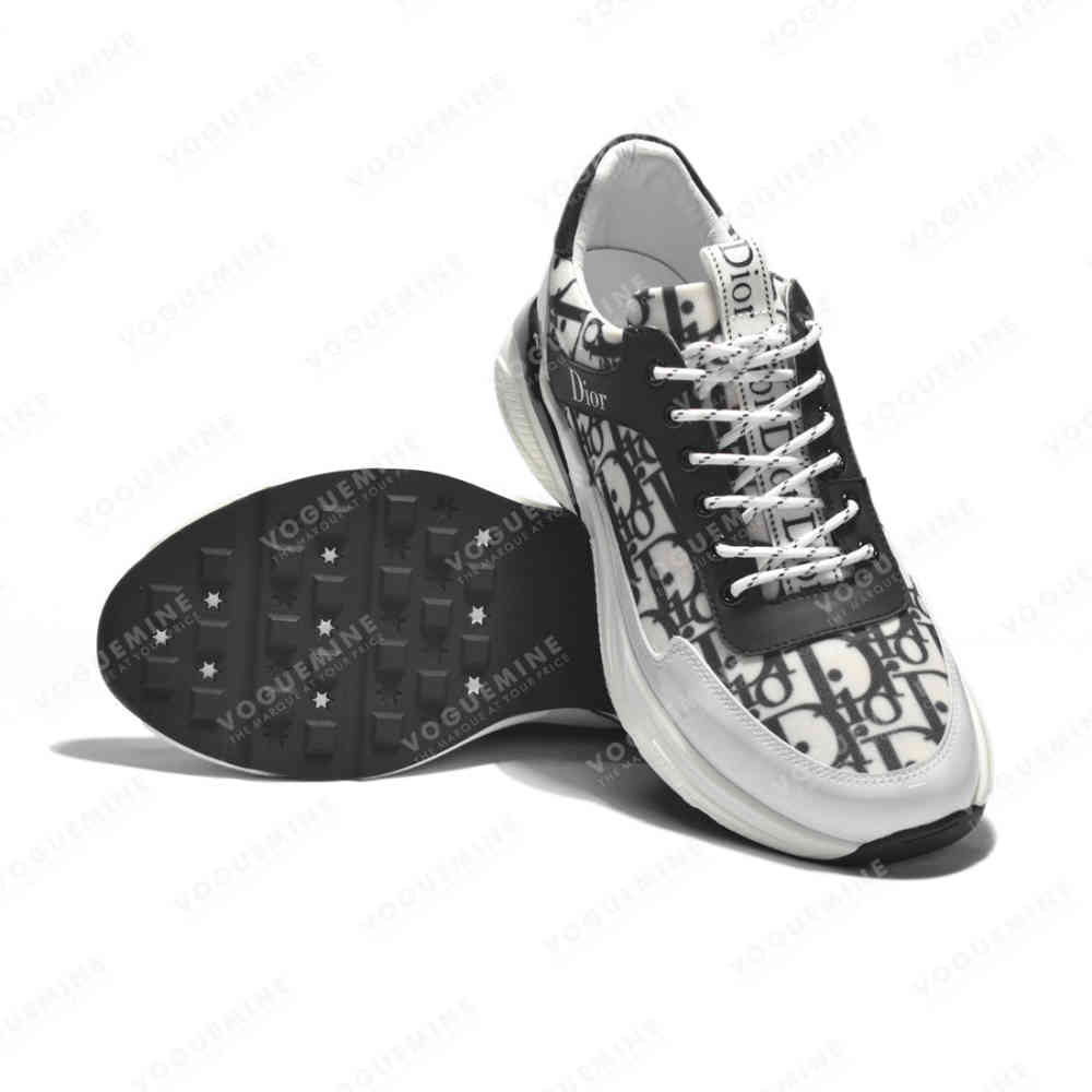 Dior Black & White Premium Quality Sneakers-2