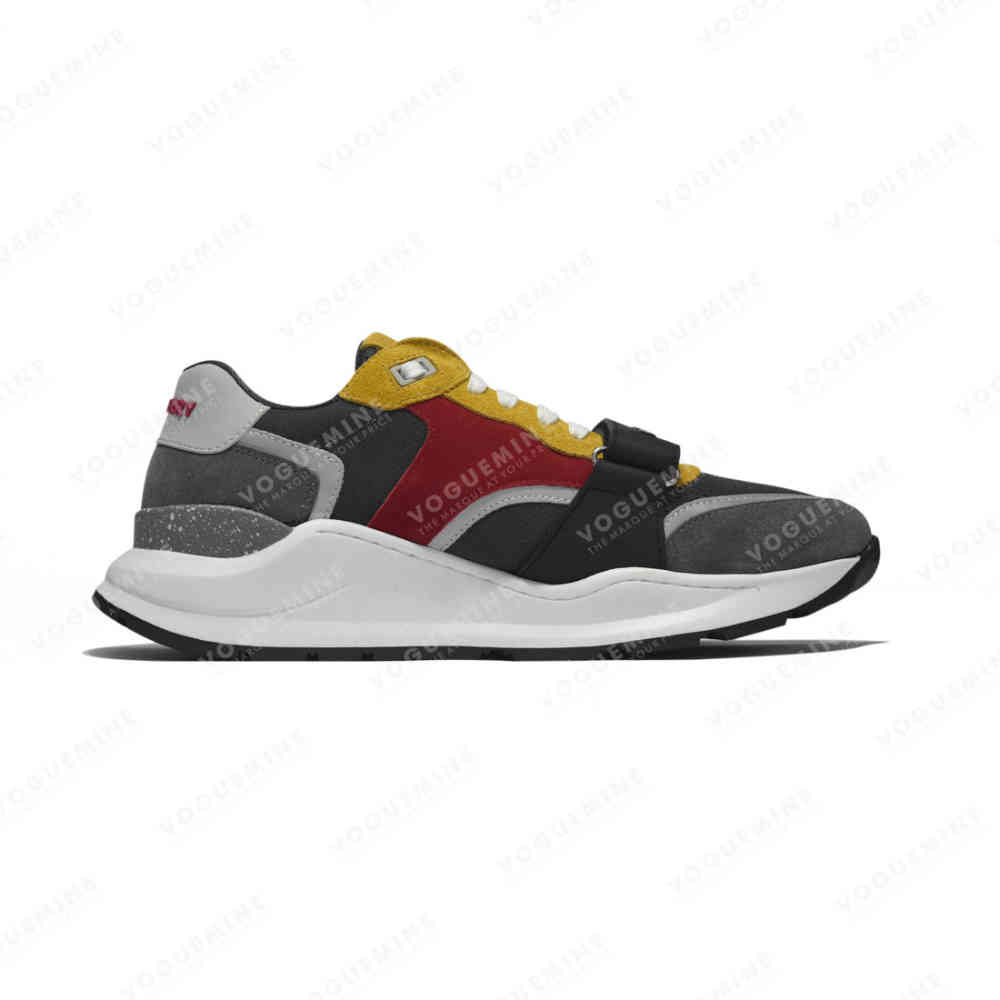 Burberry Black & Yellow Premium Quality Sneakers-thumb-1