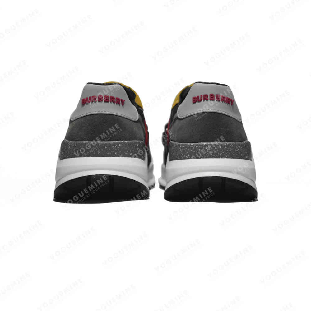 Burberry Black & Yellow Premium Quality Sneakers-thumb-4
