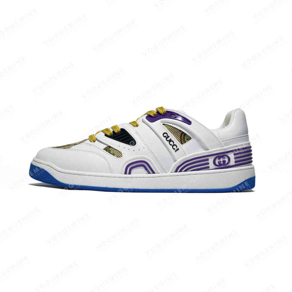 Gucci White & Blue Premium Quality Sneakers-thumb-0