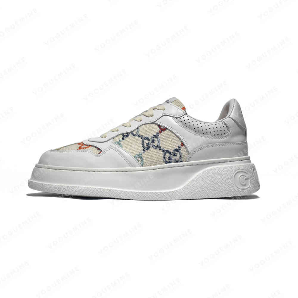 White Gucci Red Premium Quality Sneakers