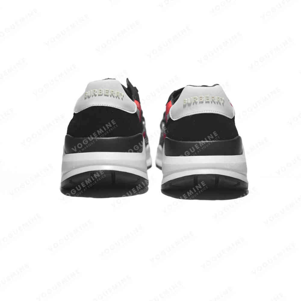 Burberry Black & Red Premium Quality Sneakers-thumb-4