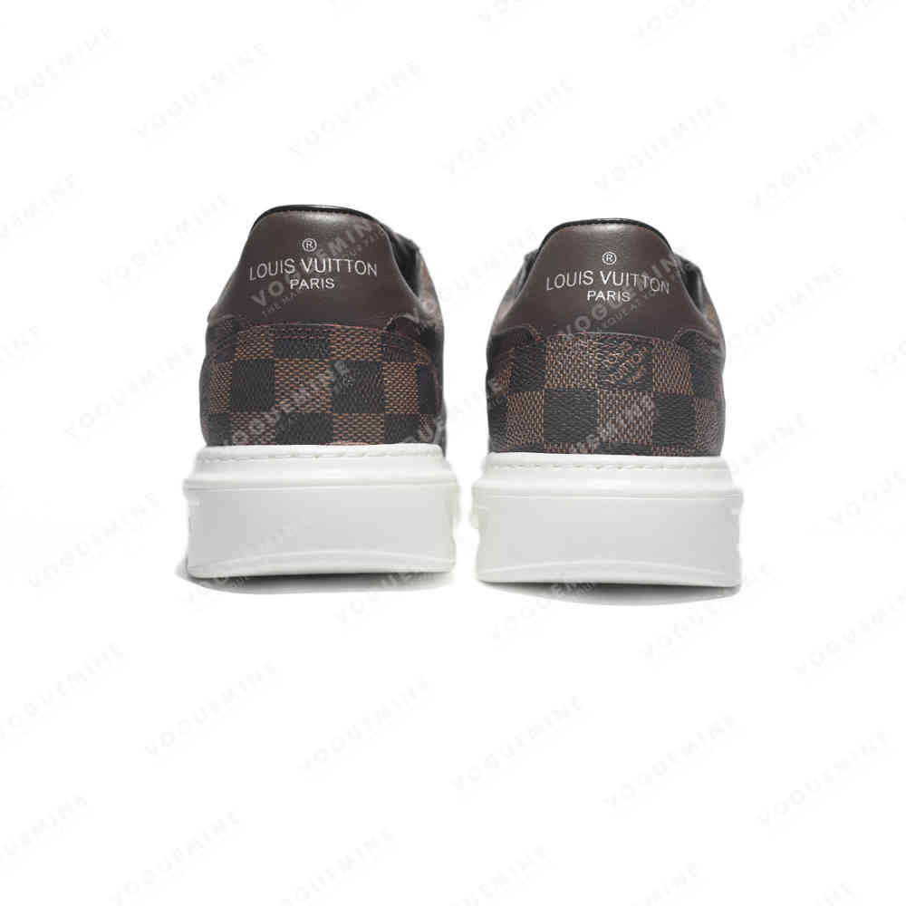 Louis Vuitton Brown Premium Quality Sneakers-thumb-4